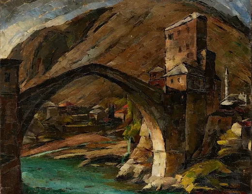Village dans les montagnes